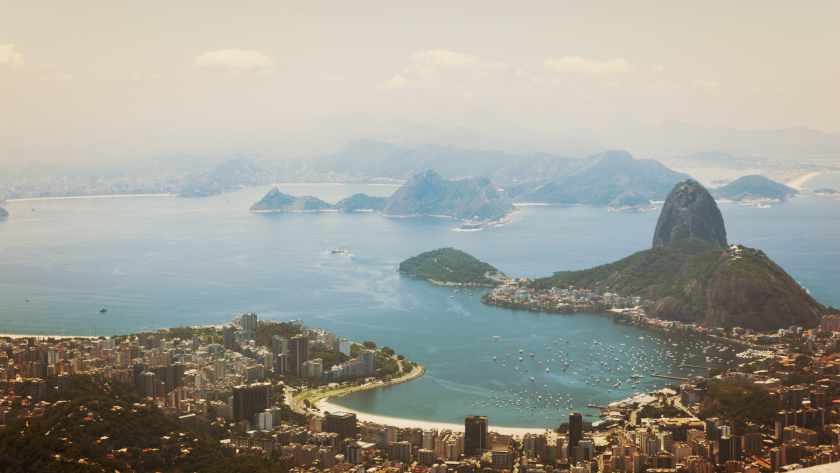 vista área rj - casos de covid 19 no Rio de Janeiro