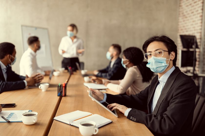 líderes empresariais durante a pandemia